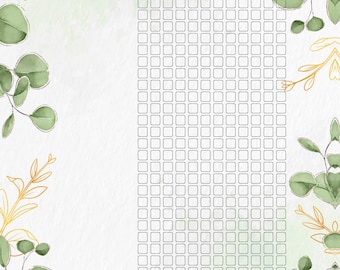 Life Journal Tracker / Printable, Digital, Datei