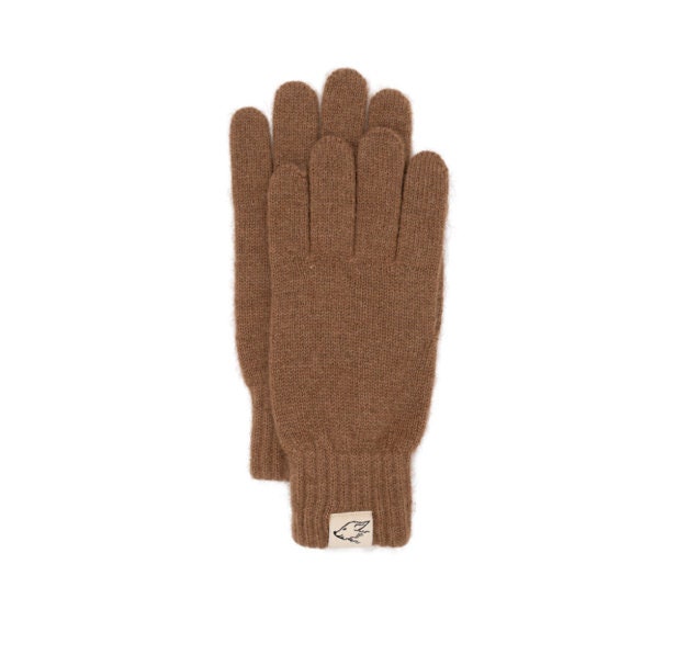 IMongol - Guantes De Lana Pura Para Hombre, Medio Dedo, Sin