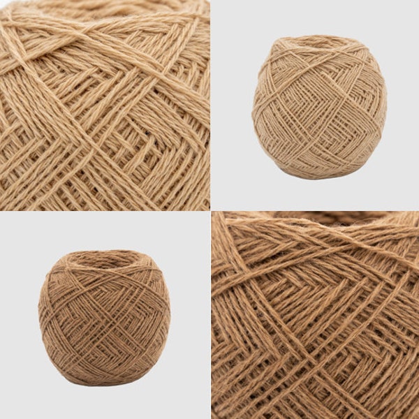 100% undyed eco camel wool from Mongolia for knitting, brown, beige