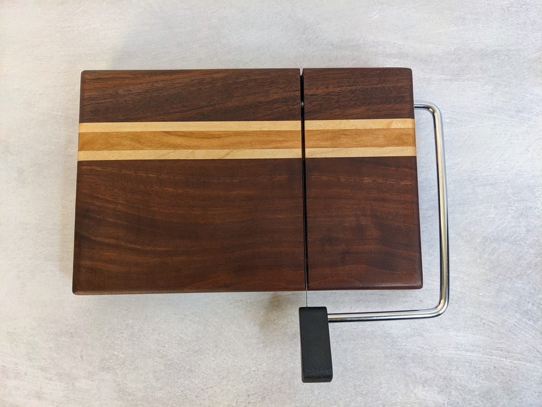 Wood Cheese Slicer Board Cheese Slicing Board Wooden Cheese Etsy