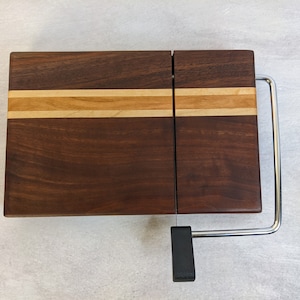 Handcrafted Wooden Cheese Slicer Board - Perfect Gift for Anniversary, Wedding, Mom, Dad, Wife