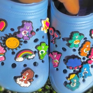 Care Bear inspired croc charms | shoe accessories | kid clog charms