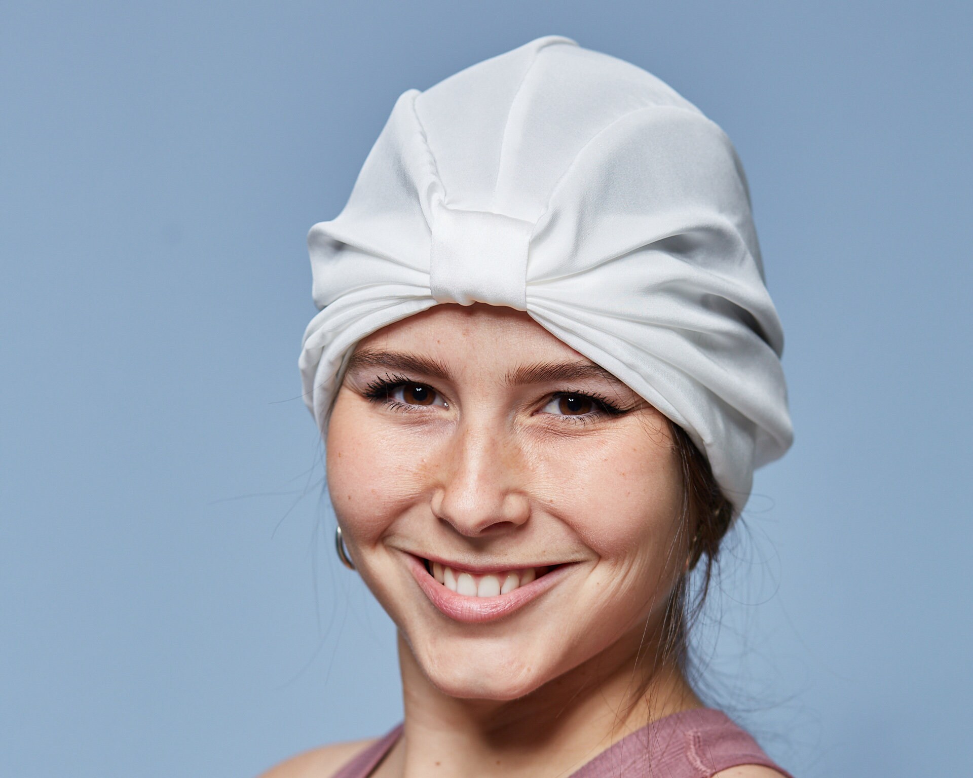 Silk Turban, Hair Protection, Head Cap, Sleep Cap Ahimsa Silk, Violencefree Silk, Peace Silk