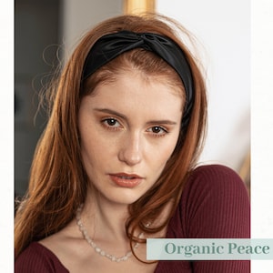 Silk headband, headband made of sustainable silk, Ahimsa silk, Peace Silk, cruelty-free, ethical silk, mulberry silk