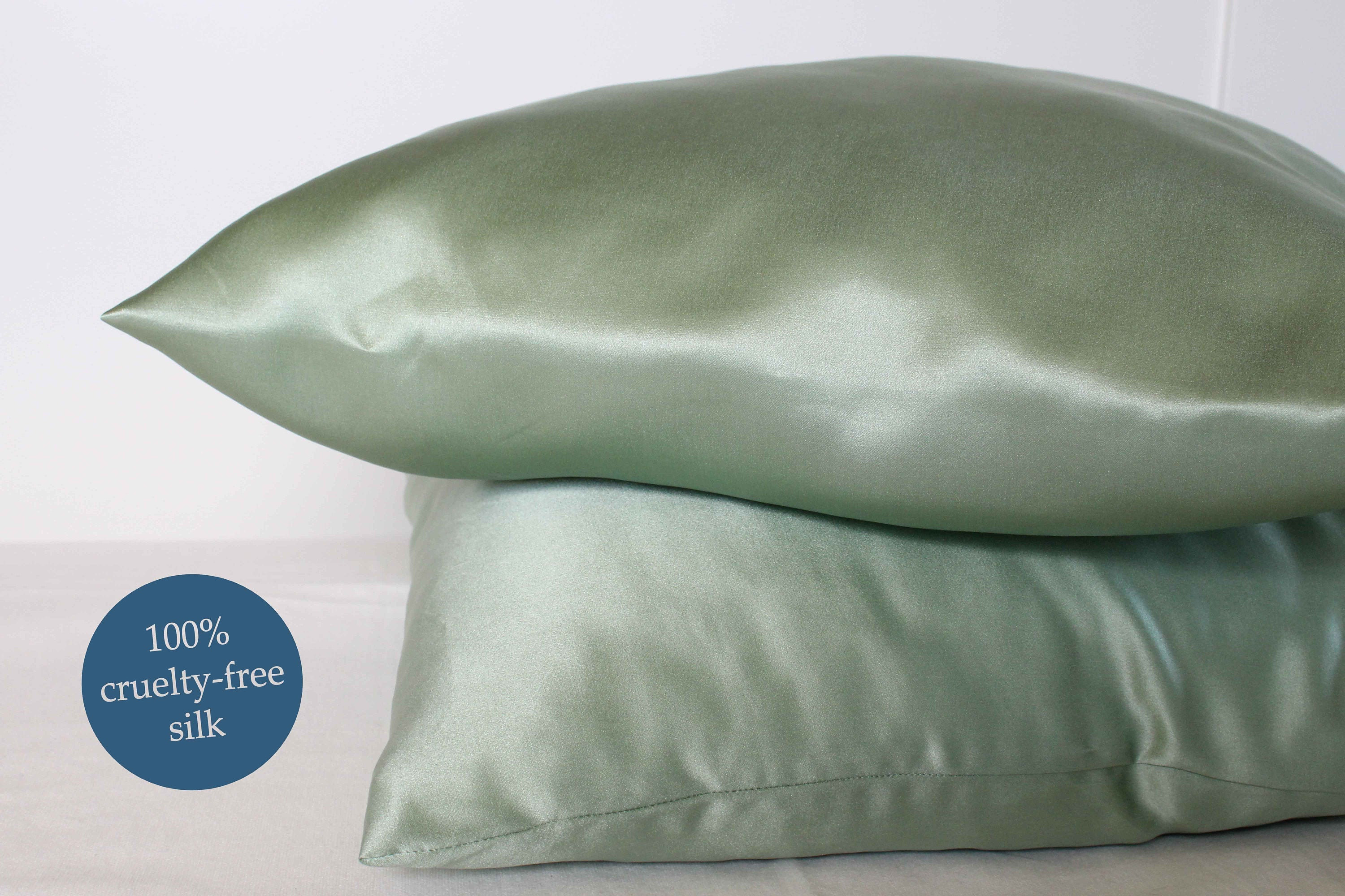 Silk Pillow Hair Protection Skin Care Pillow Cover Ahimsa Etsy