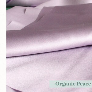 Ahimsa silk, silk satin, peace silk, silk fabric by the meter, sustainable organic silk, mulberry silk, ethical silk, cruelty-free 18 Momme