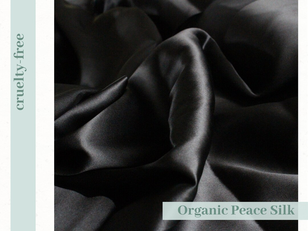 Ahimsa Silk, Silk Satin, Peace Silk, Silk Fabric by the Yard