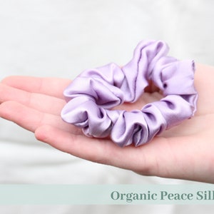 Sidenhår, tunn, hårhår, hårskydd, hårsnodd, Ahimsa-siden, djurvänligt, etiskt siden, Peace Silk, hållbart, mot kluvna toppar