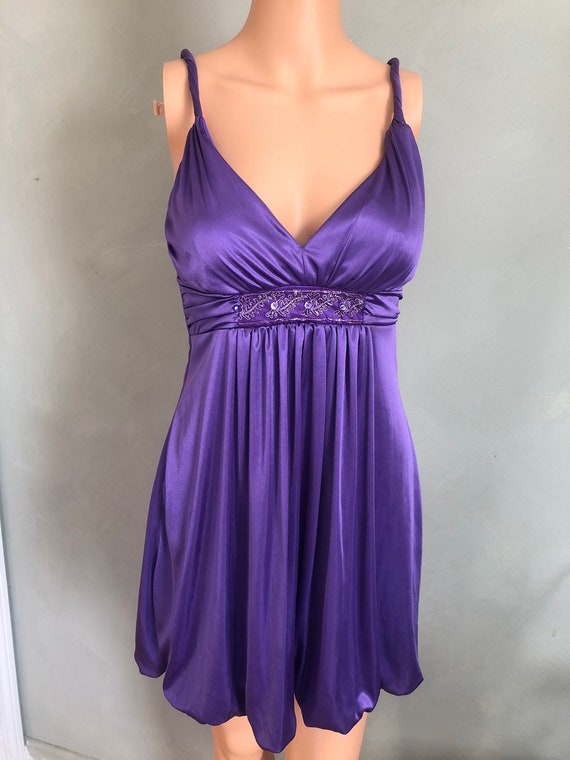 Sleek, Purple Speechless Vintage Cocktail Bubble … - image 1