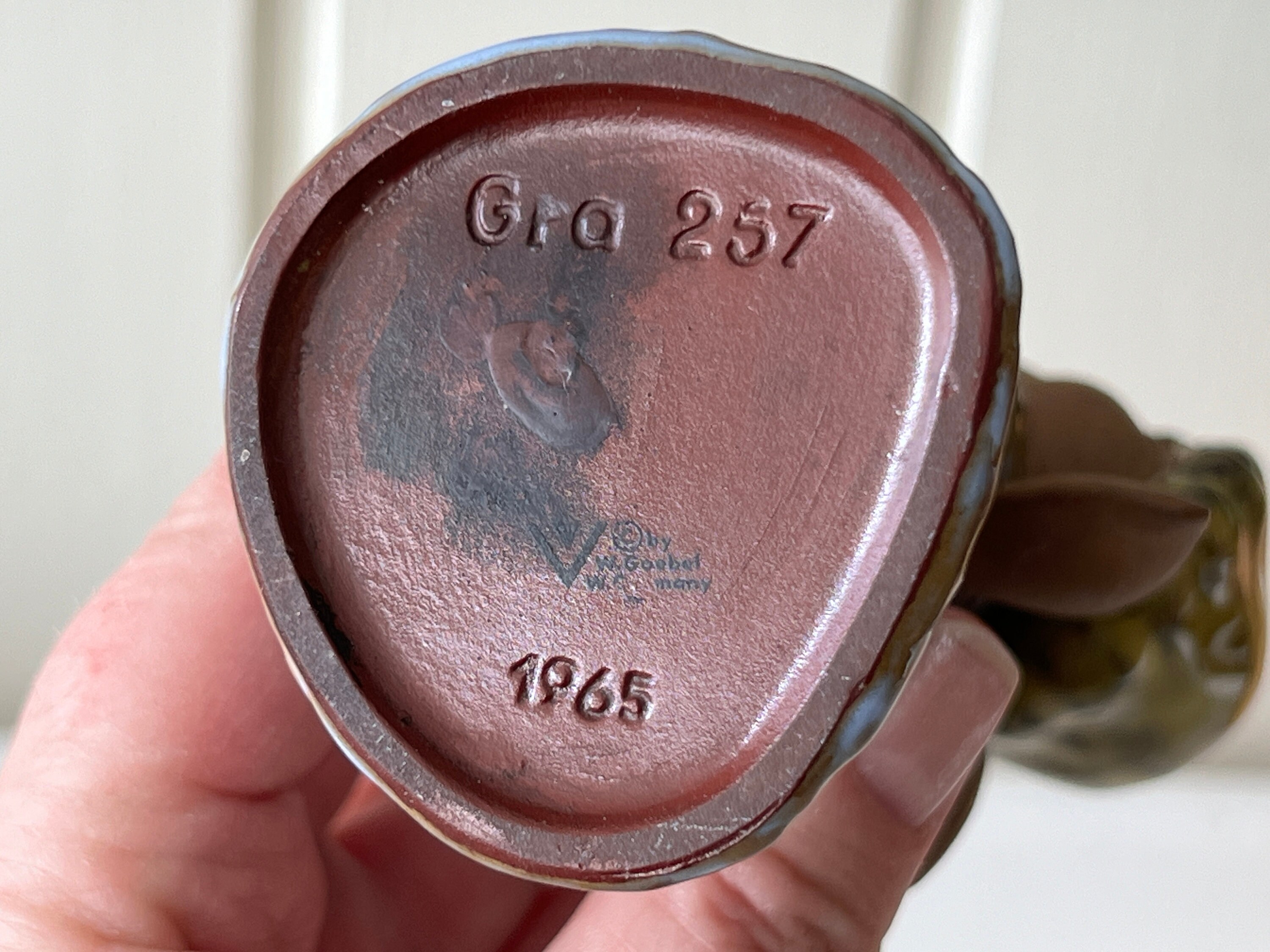 Goebel W. Germany Angel | Candlestick Singing Christmas Figurine