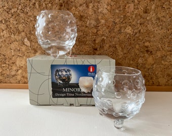 Iittala Minor | Pair of Tealight Candle Holder | Designed by Tiina Nordström | Made in Finland | Scandinavian Modern