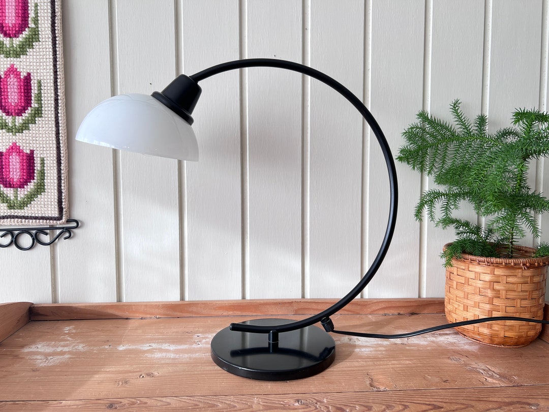 Lampada da scrivania Ikea Harmoni Elegante e rara lampada vintage Ikea  Lampada da ufficio nera postmoderna Lampada scandinava Italia