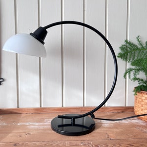 Ikea Harmoni Desk Lamp | Stylish & Rare Vintage Ikea Light |  Postmodern Black Office Light | Scandinavian Lamp
