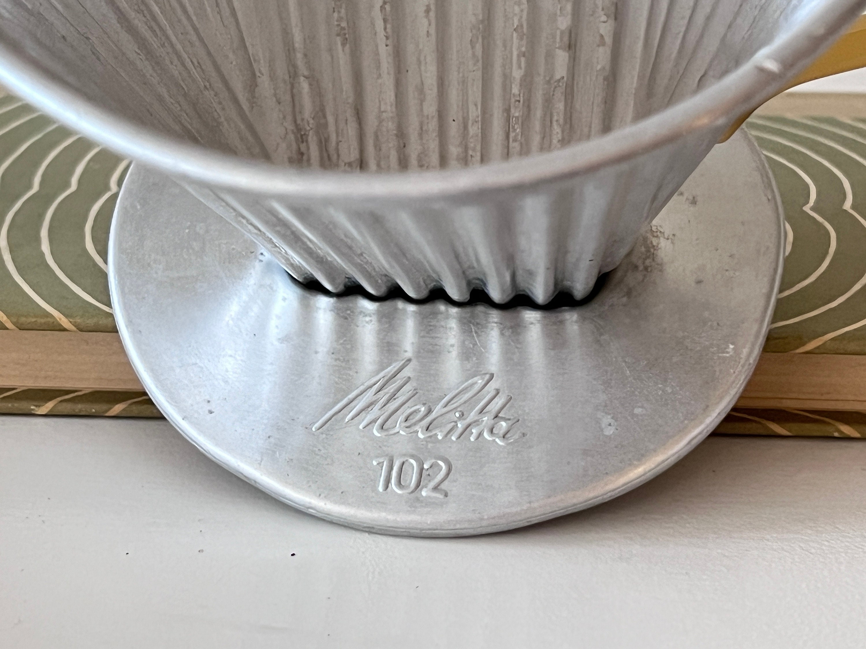 Melitta 102 Coffee Filter Holder in Aluminium With 4 Holes