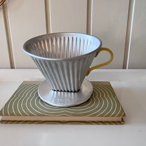 Melitta 102 Coffee Filter Holder in Aluminium with 4 Holes | Romantic Kitchen Supply