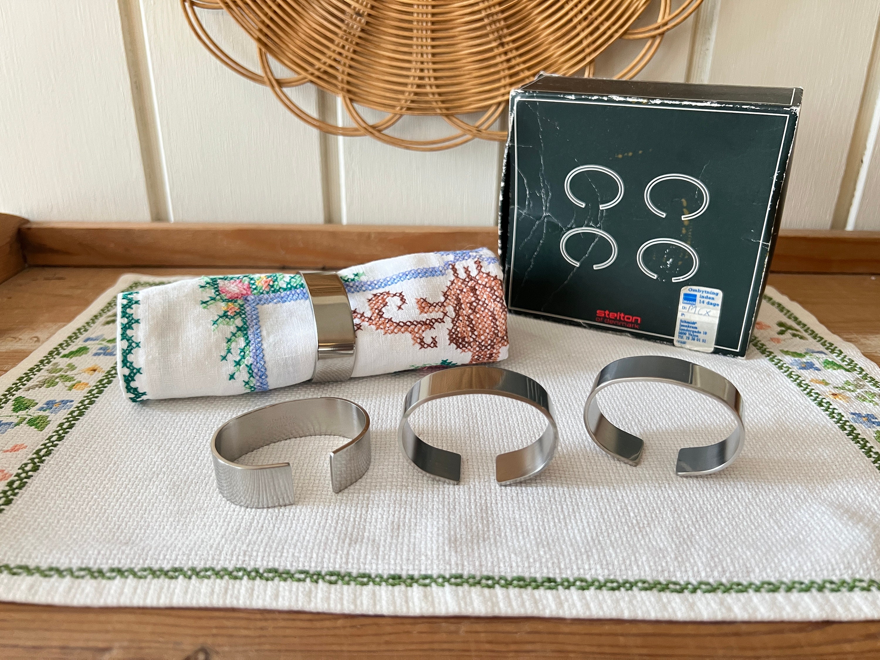 北欧 stelton classic ナプキンホルダー ステンレス製 未使用品