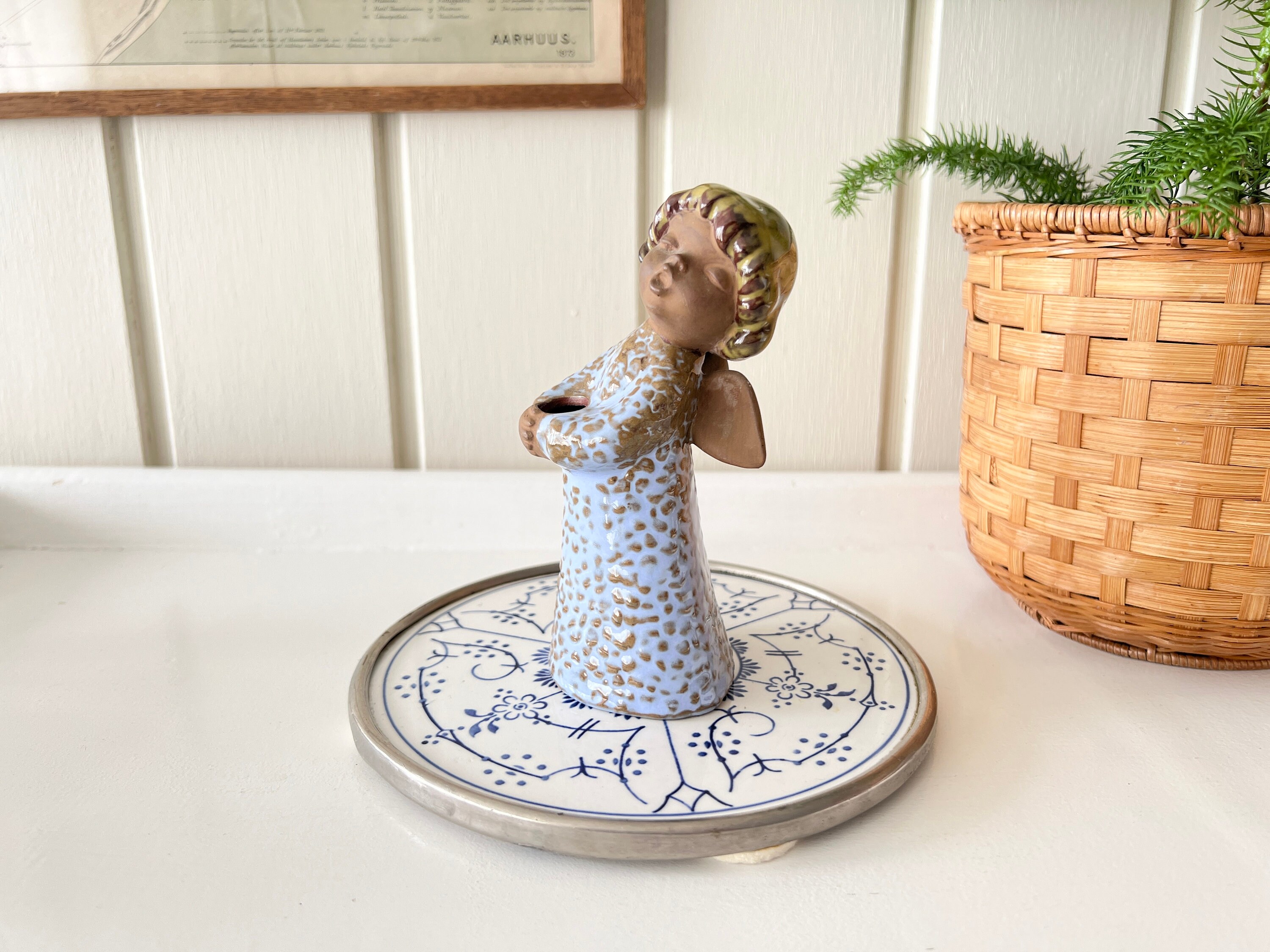 Goebel W. Germany Angel | Candlestick Singing Christmas Figurine