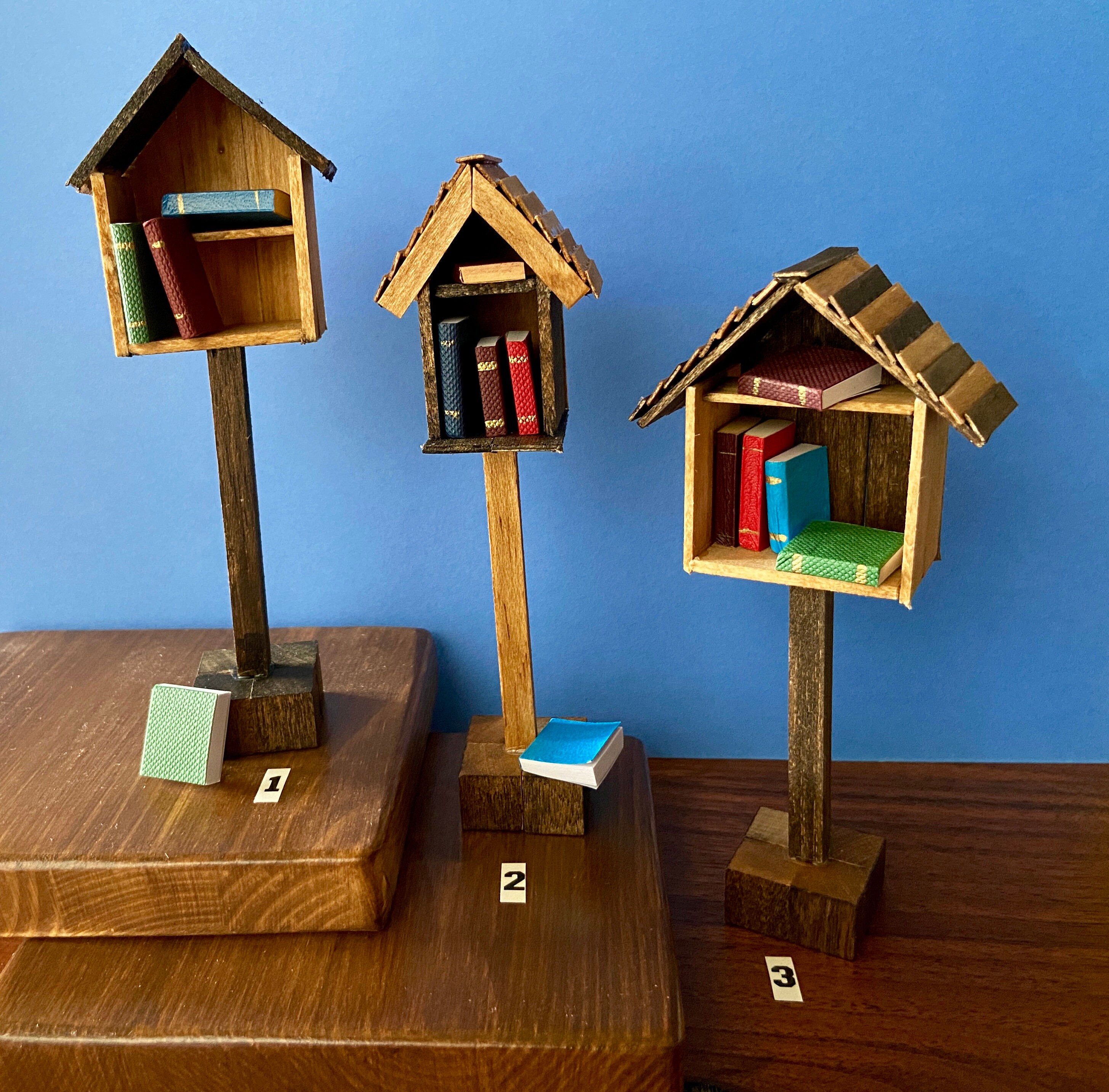 Miniature Outdoor Book Exchange Etsy