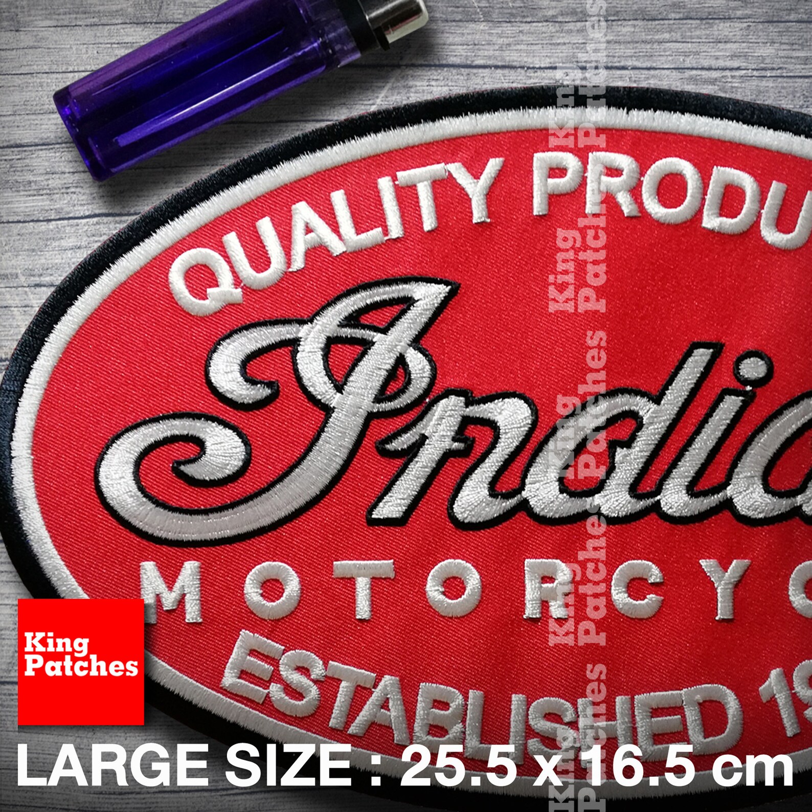 Large Size INDIAN MOTORCYCLE Patch Iron su Custom Unique | Etsy