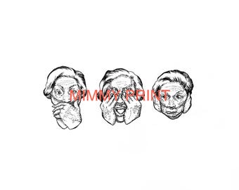 DIGITAL Mimmy 3 Face Print