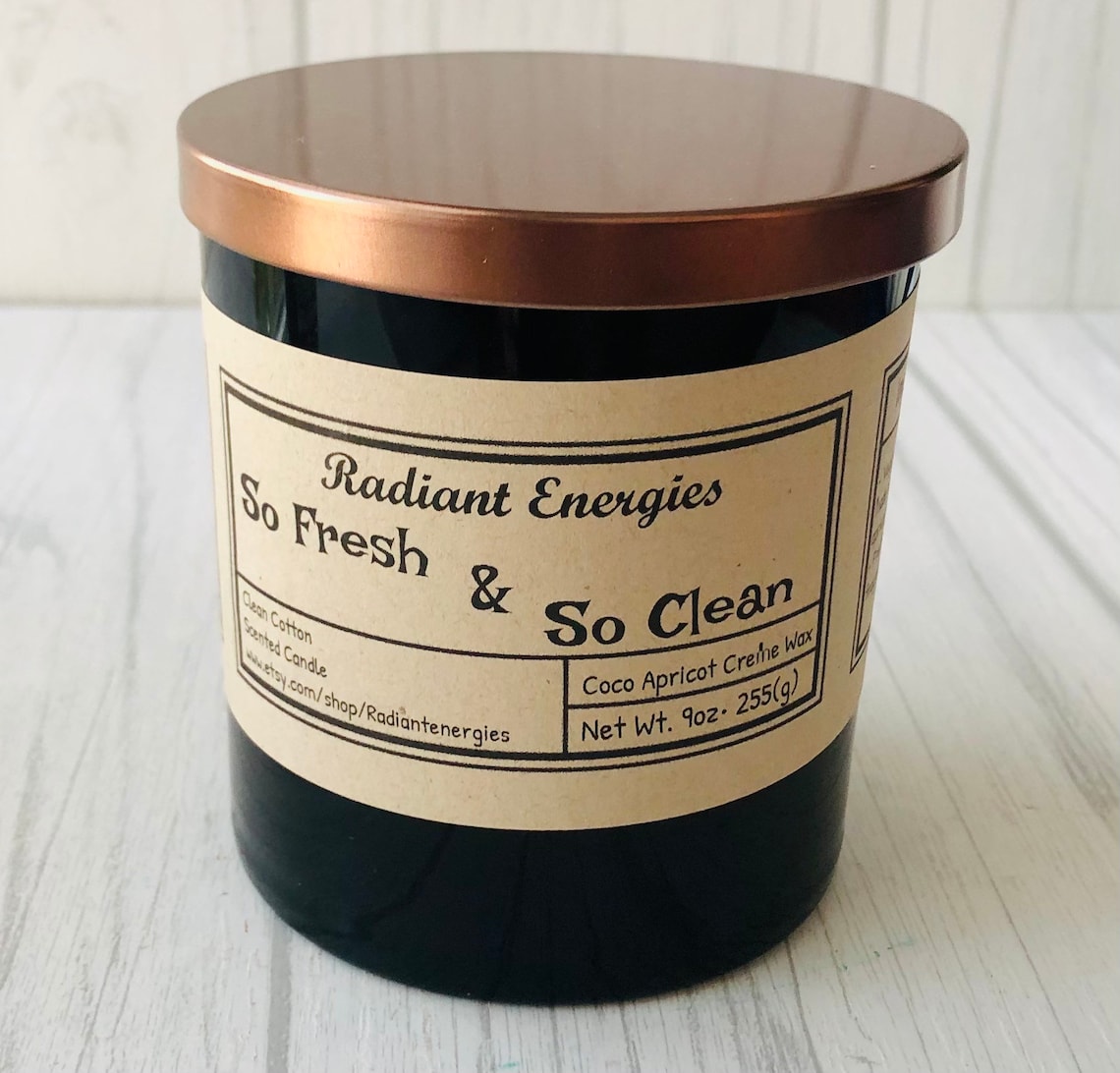 Coco Apricot Creme wax Candle Collection Clean burning Etsy