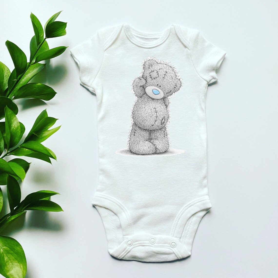 Teddy Bear Custom Baby Onesie Etsy