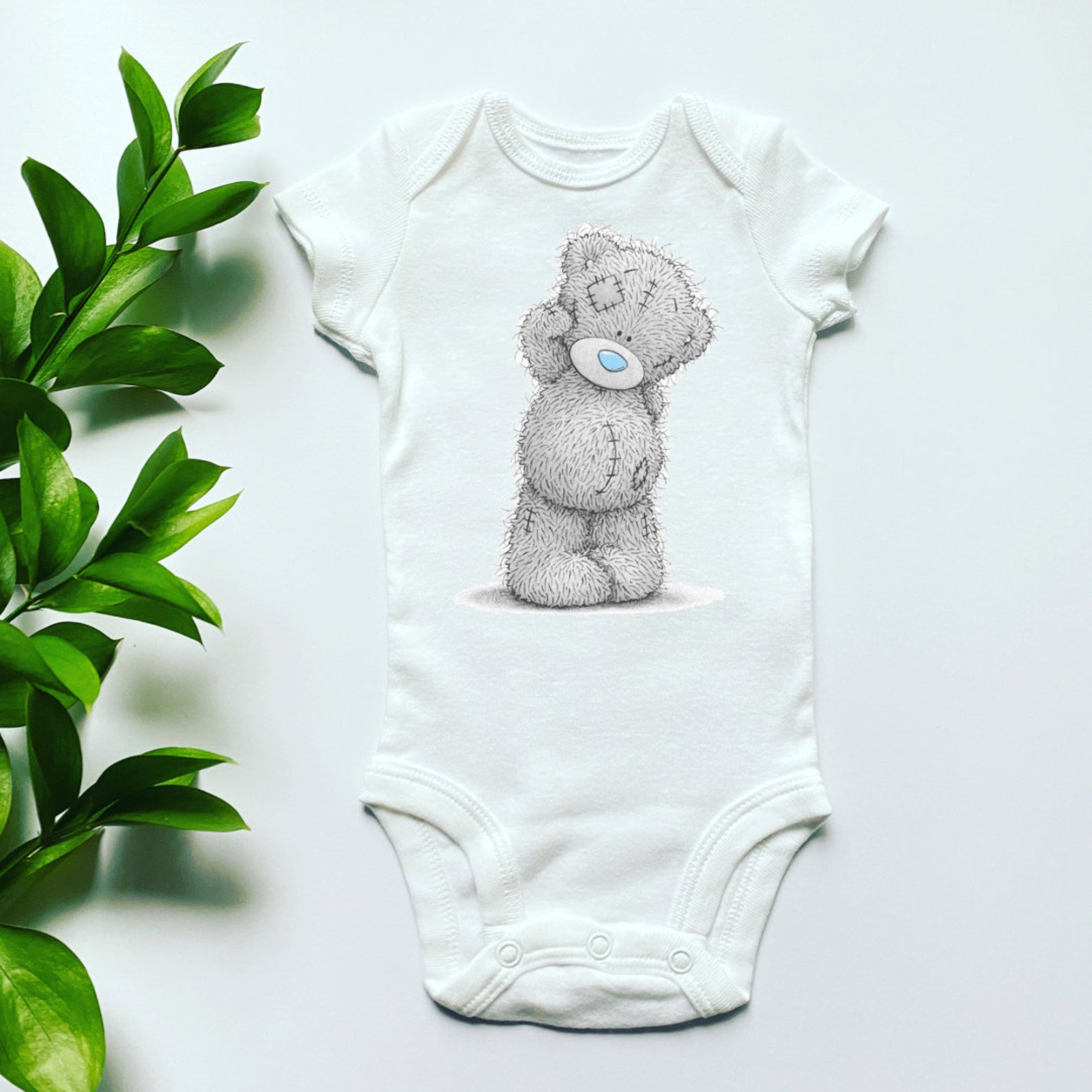 Teddy Bear Custom Baby Onesie Etsy