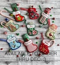 Personalized Christmas Stocking Ornament, Stocking Ornament Gift Holder, Gift Card Holder Ornament, Custom Ornament, Mini Stockings
