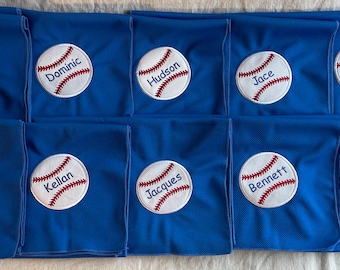 Cooling Towel; Custom Cooling Towel; Team Cooling Towel; Sports Cooling Towel; Baseball; Football; Soccer; Tennis; Volleyball; Golf; Cycling