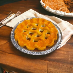 Realistic Apple Pie Candle | Soy Wax Candle | Gel Wax Candle | Food Dessert Candle