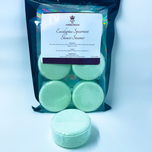 Eucalyptus Spearmint Shower Steamer | Spa Gift Set | Handmade Shower Steamer | Birthday Gift Idea | Wedding Gift