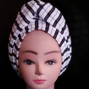 African auto gele, turban cap for women, headband, alopecia cap, auto wrap turban, chemo hat, headcover, fashion turban hat, pretied turban