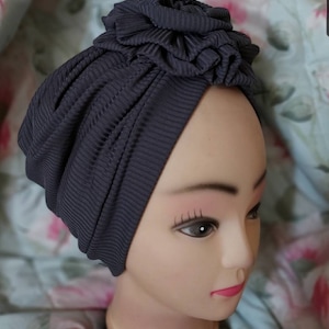 Auto gele africano, gorra de turbante para mujer, diadema, gorra de alopecia, turbante de envoltura automática, sombrero de quimioterapia, tocado, sombrero de turbante de moda, turbante preatado