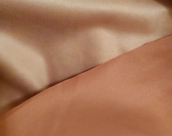 Blush Pink Luxury Smooth Suede Backed material Fabric reversible Scuba fabric 2M