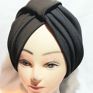 Front cross turban cap for women, hijab cap, red sequin headwear, women autogele, chemo hat, boho, alopecia cap