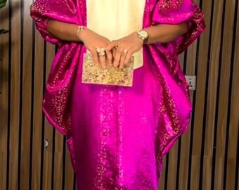 Premium brocade boubou for women, plus size dress, maxi abaya, agbada, African party dress, fashion statement boubou,