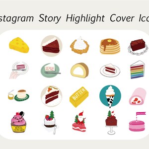 Cake Instagram Highlight Cover Icons, Instagram Stories, Instagram Highlight, Instagram Cover, Story Highlight Covers, Highlight Icons