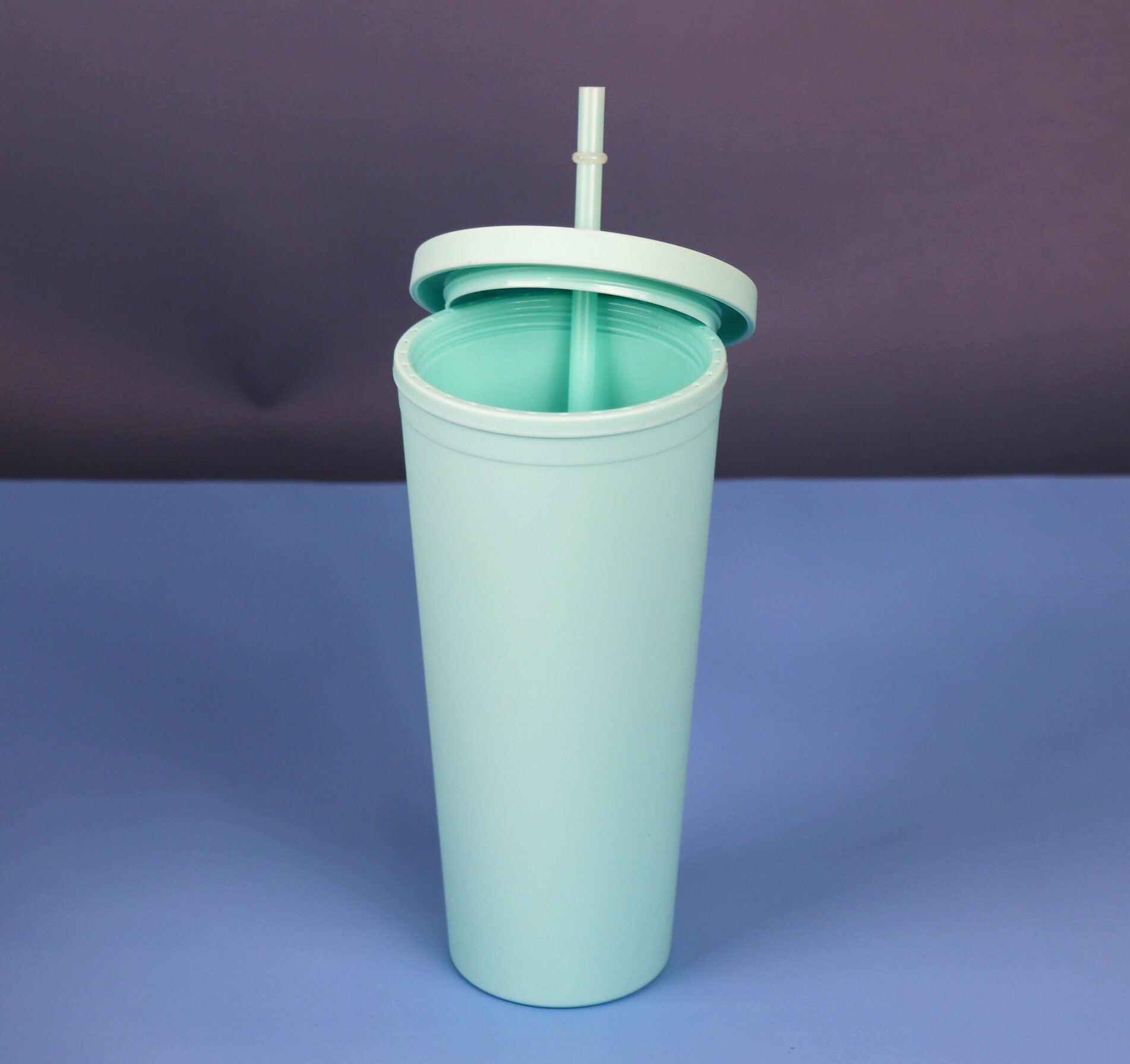 22 oz Blank Acrylic Tumblers with Straw Double Wall Tumbler Etsy