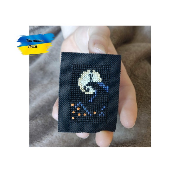 Mini Cross Stitch Pattern, Nightmare Before Christmas, Tiny Cross Stitch Pattern, Movie Poster Cross Stitch