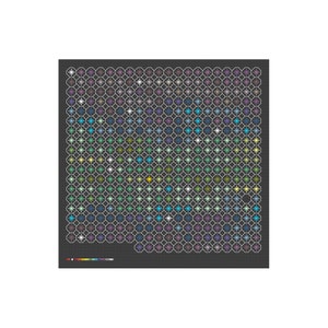 温度クロスステッチパターン、ブラックワークパターン、PDF - 即時ダウンロード