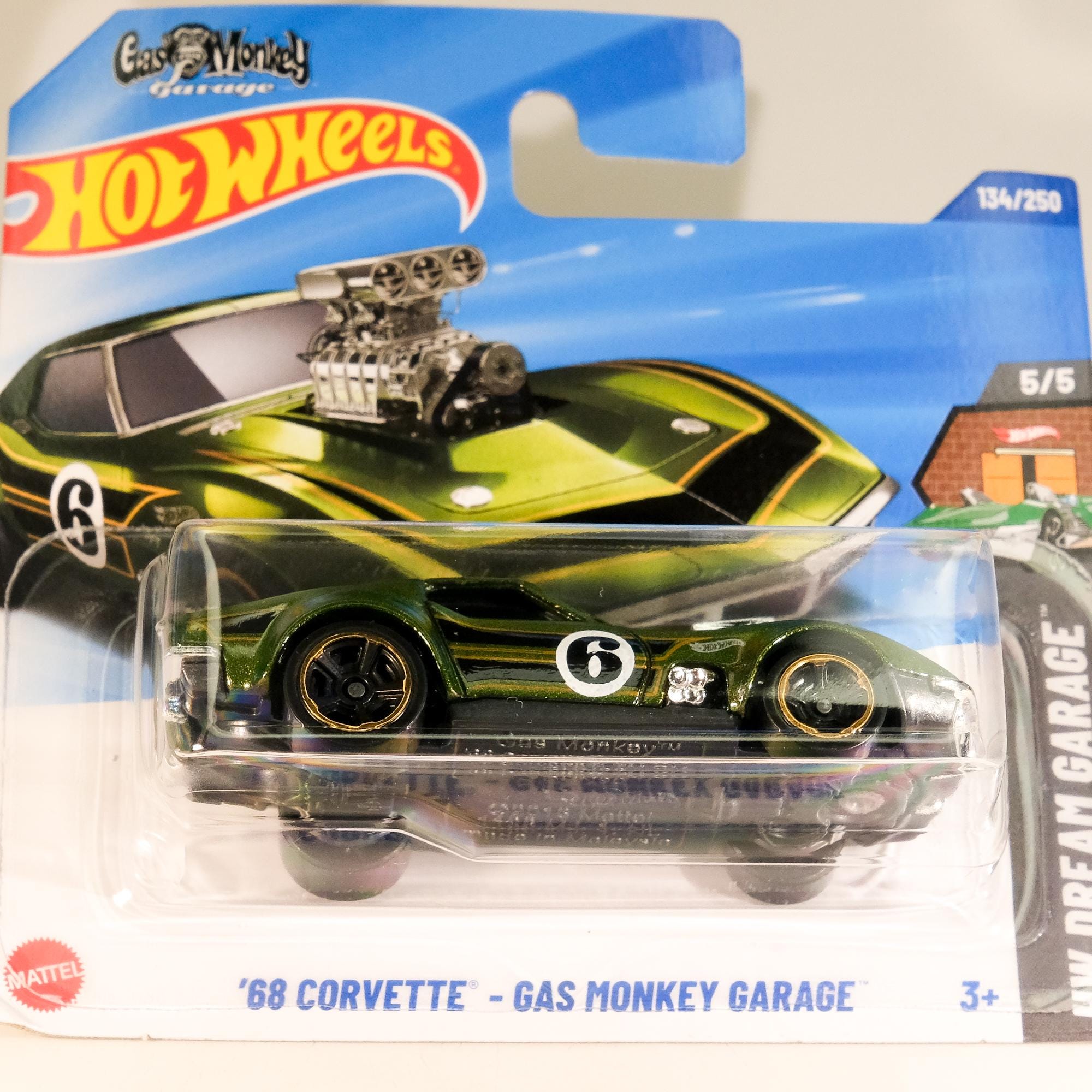Hot Wheels '68 Corvette Gas Monkey - HW Dream Garage - Etsy