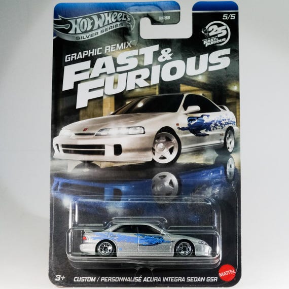 Hot Wheels Custom Acura Integra Sedan GSR - Fast & Furious