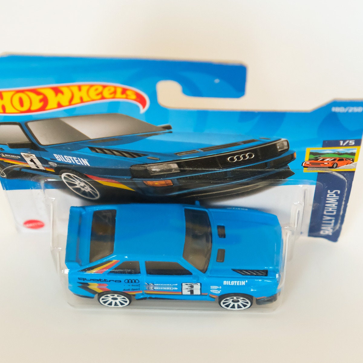 ホットウィール アウディ スポーツ クワトロ '84 (ブルー) - ラリー