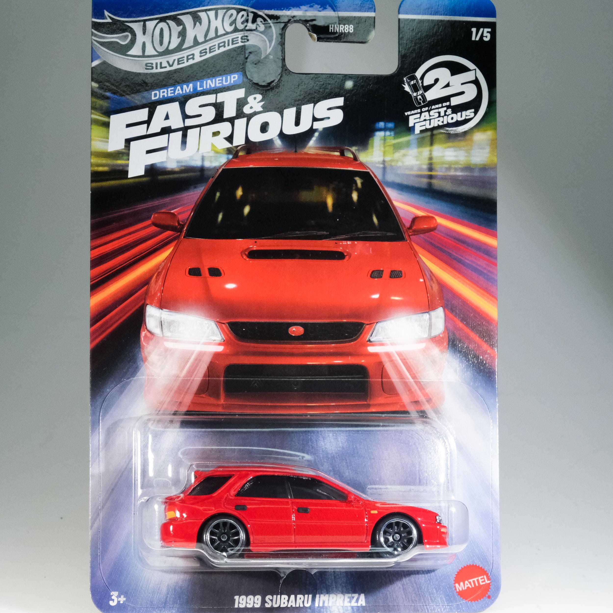Hot Wheels 1999 Subaru Impreza - Fast & Furious: Dream Lineup - Etsy