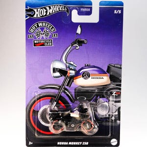 Hot Wheels Honda Monkey Z50 - Hot Wheels Motorcycle Club Series