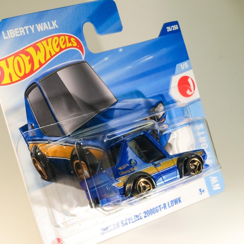 Hot Wheels Nissan Skyline 2000 GT-R LBWK (tooned) - HW J-imports - Etsy