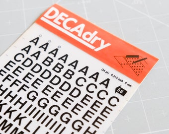 EUROSTILE BOLD (60pt/48pt/36pt/24pt/20pt/16pt) Letraset ビンテージ