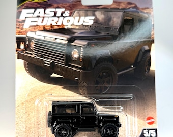 Hot Wheels Land Rover Defender 110 Fast & Furious – Modelo Die-Cast 1:64 De 7 Cm, Edición Premium Real Riders