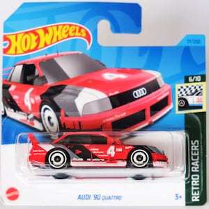 Hot Wheels Audi &#39;90 Quattro - Desempenho de precisão em miniatura!