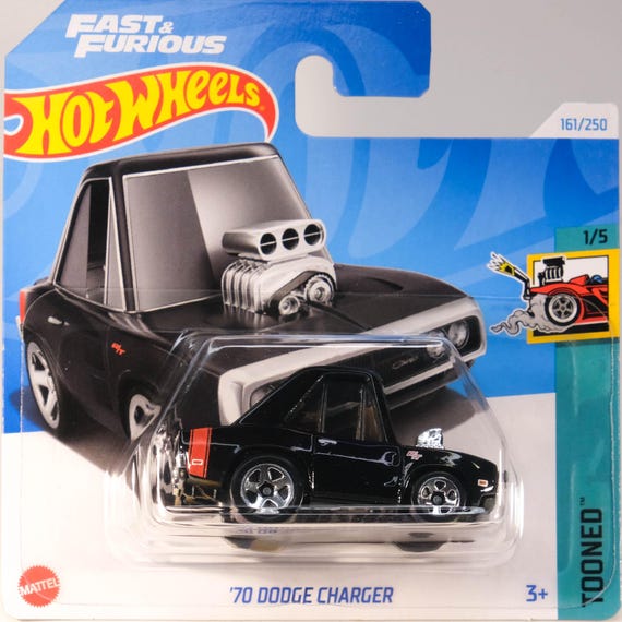 Hot Wheels Fast & Furious '70 Dodge Charger - Tooned - Etsy